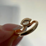 Load image into Gallery viewer, 14k Gold Marquise Moissanite Engagement Ring: Unique East-West Promise Wedding Band
