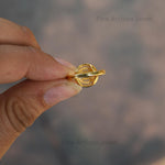 Load image into Gallery viewer, Moissanite Duo Halo Wedding Ring: 14K Yellow Gold Solitaire
