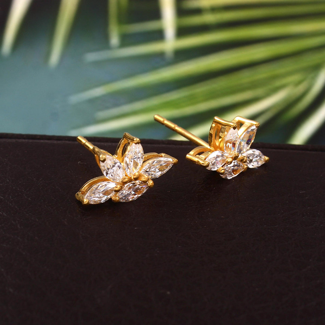Marquise Moissanite Stud Earrings: Dainty 925 Sterling Silver Jewelry